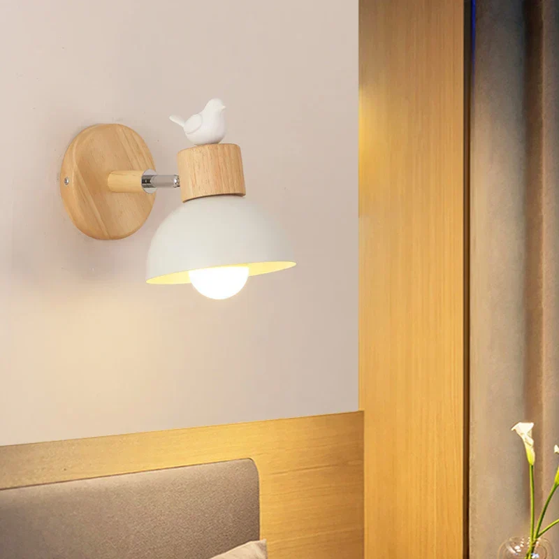HoltGlanz | LED-Wandleuchte im skandinavischen Holzdesign