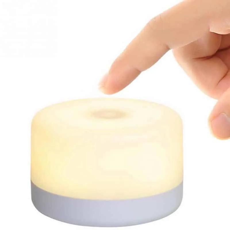 Tragbares Mini Touch LED Nachtlicht Akku