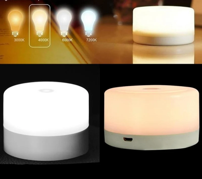 Tragbares Mini Touch LED Nachtlicht Akku