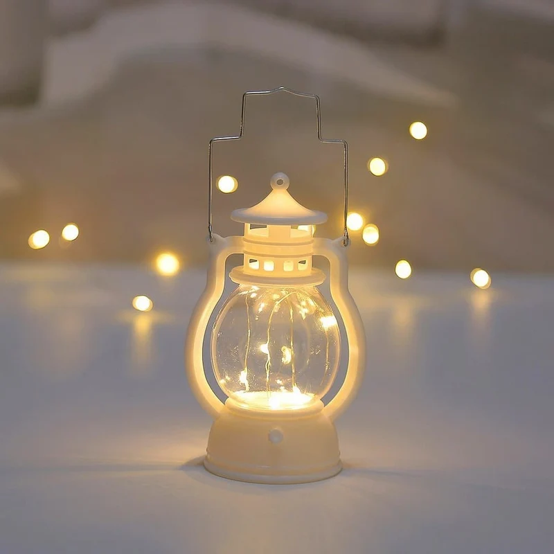 Retro LED Sturmlaterne als Deko Lampe