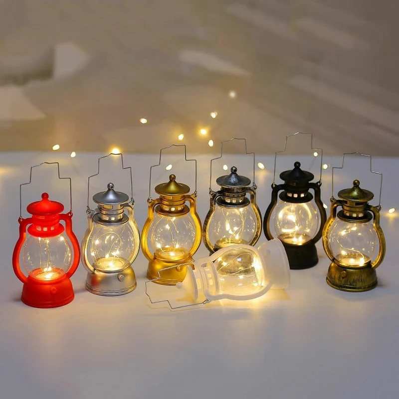Retro LED Sturmlaterne als Deko Lampe