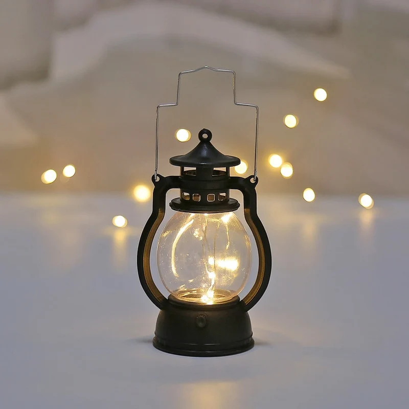 Retro LED Sturmlaterne als Deko Lampe