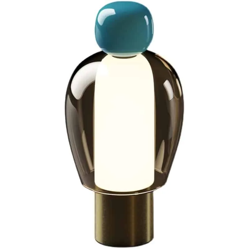 Skandinavische Design Nachttischlampe wiederaufladbar