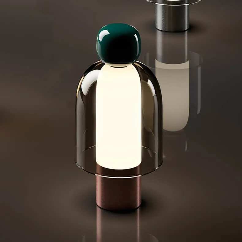 Skandinavische Design Nachttischlampe wiederaufladbar