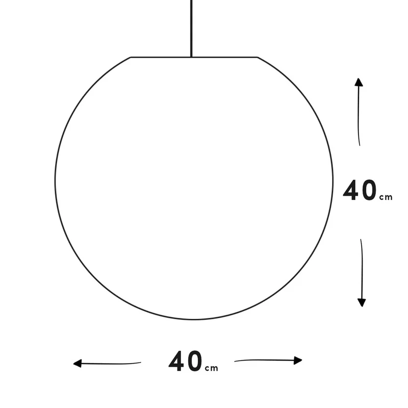 Pendelleuchte Papierballon Lolo Lombardo