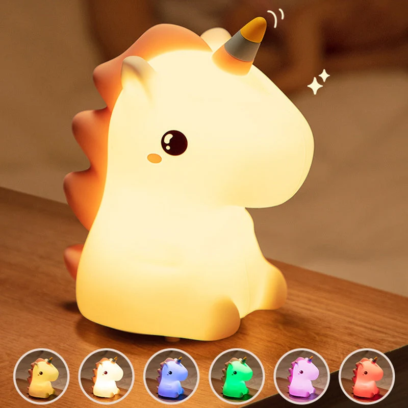 Silikon Einhorn Lampe für Kinder