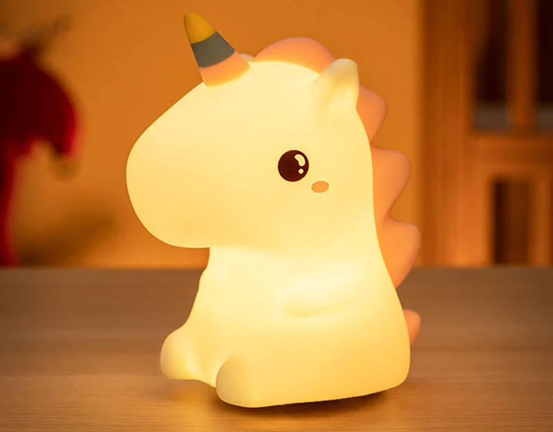 Silikon Einhorn Lampe für Kinder