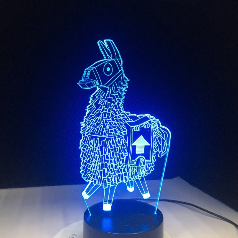 3D LED Lama Nachtlicht Acryl Touch