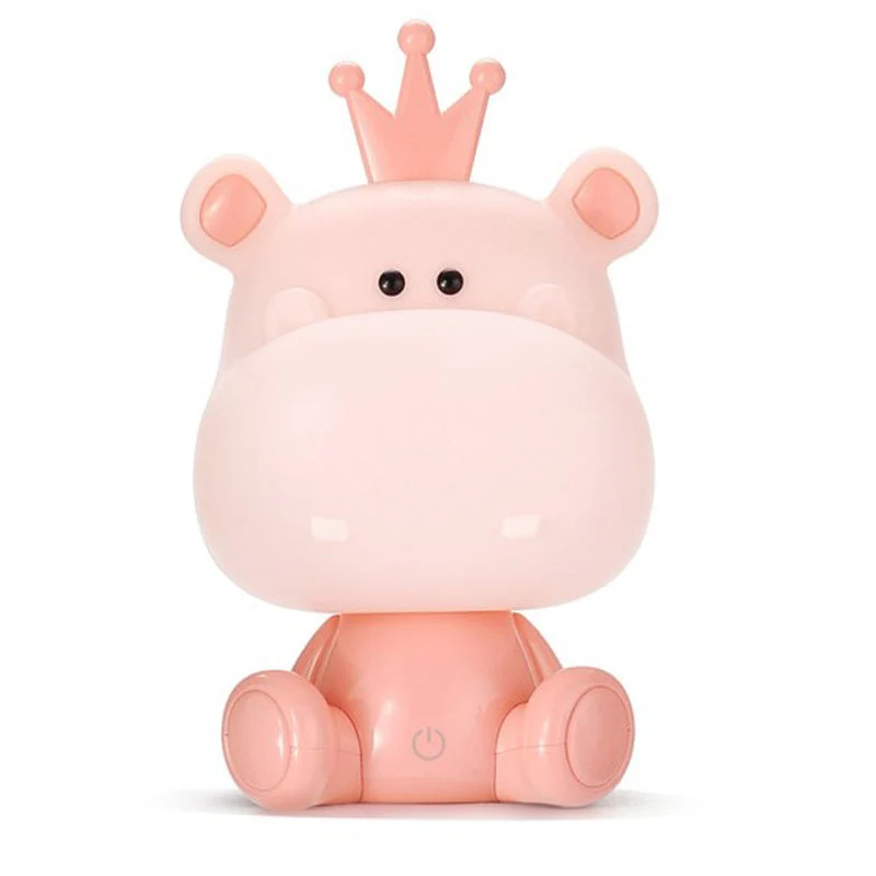 Nilpferd LED Nachtlicht USB für Kinder