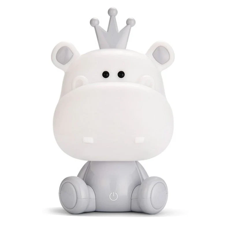 Nilpferd LED Nachtlicht USB für Kinder