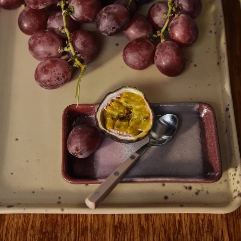 HKliving 70s Ceramics XS Tablett – Stoneware Einzelstück