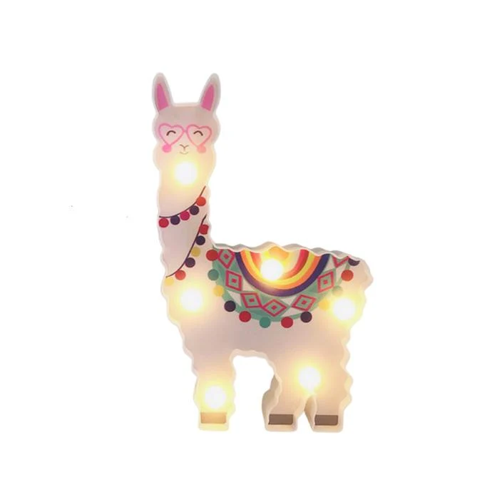 LED Deko Lampe Lama für Kinder