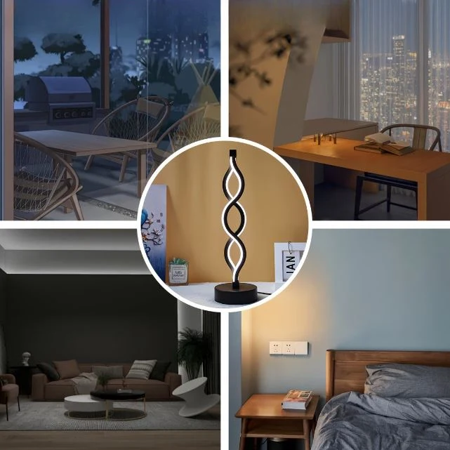 AlumiGlow | Dimmbare LED-Tischleuchte aus Aluminium