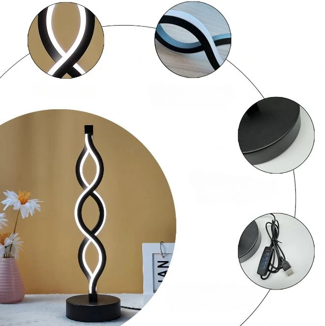 AlumiGlow | Dimmbare LED-Tischleuchte aus Aluminium