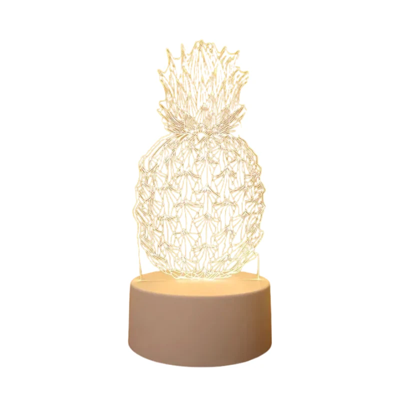 AnanasGlow | 3D-Ananas LED-Nachtlicht