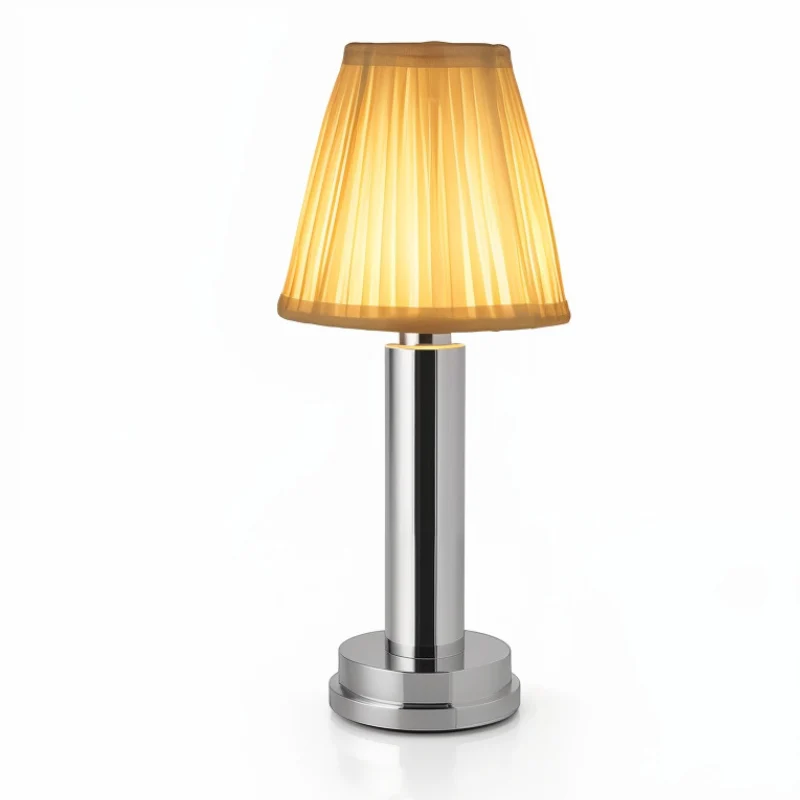 CozyGlow | Kabellose LED-Tischlampe aus Stoff