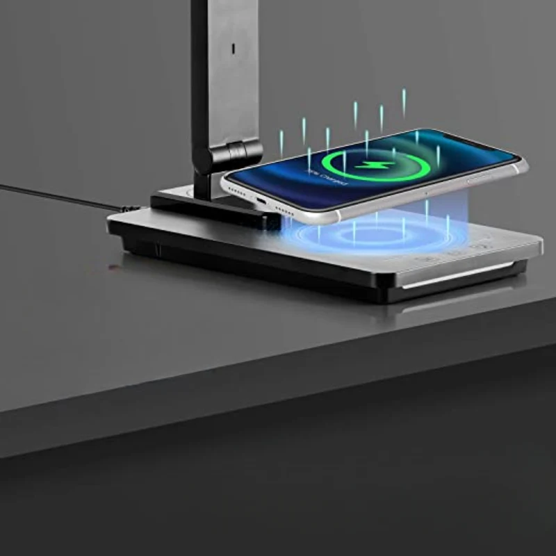 DeskGlow | LED-Schreibtischlampe mit Wireless Charger