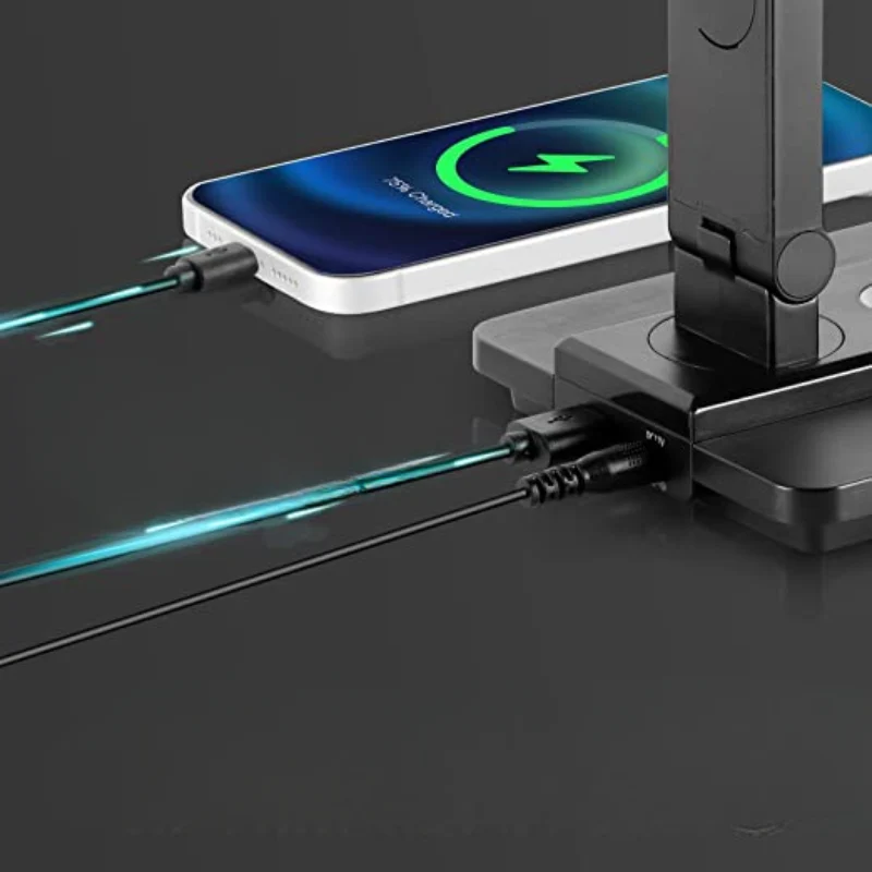 DeskGlow | LED-Schreibtischlampe mit Wireless Charger