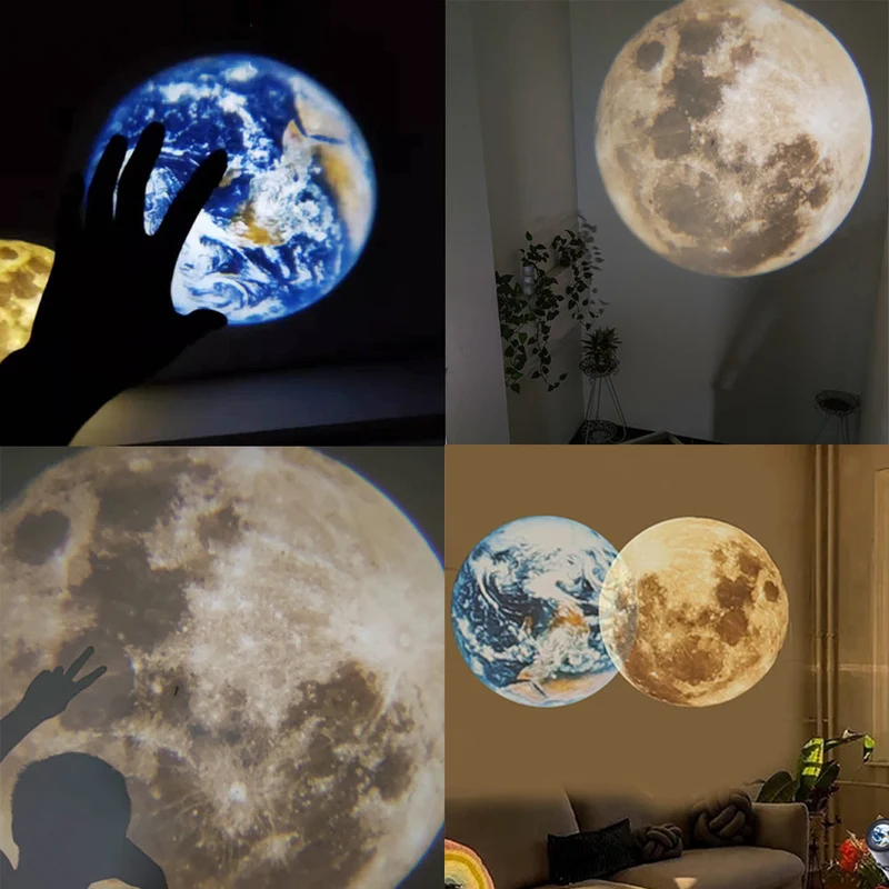 Nachtlicht Projektor Mond und Erde
