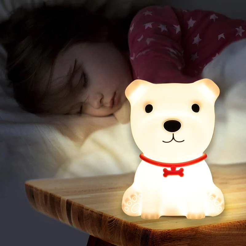 Baby Welpen Nachtlicht mit Fernbedienung