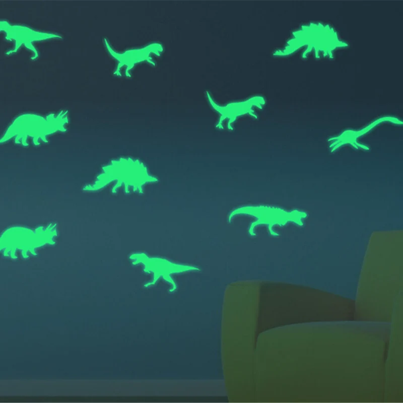 Dino Leuchtaufkleber für Kinderzimmer