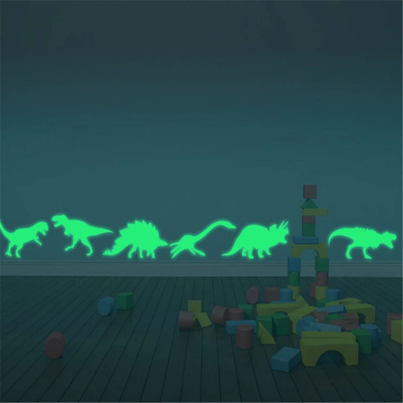 Dino Leuchtaufkleber für Kinderzimmer