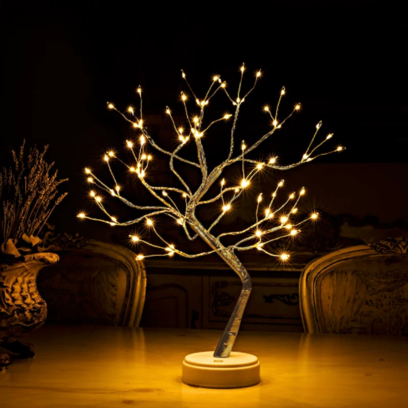 Bonsailux | LED-Baumlampe mit Kupferlichterzweigen