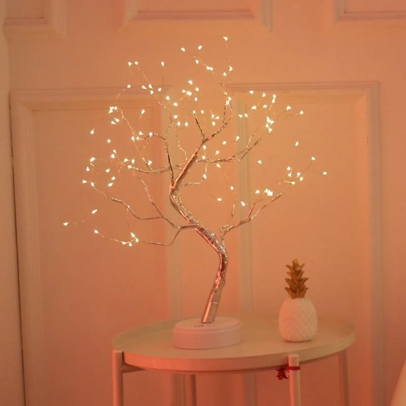 Bonsailux | LED-Baumlampe mit Kupferlichterzweigen