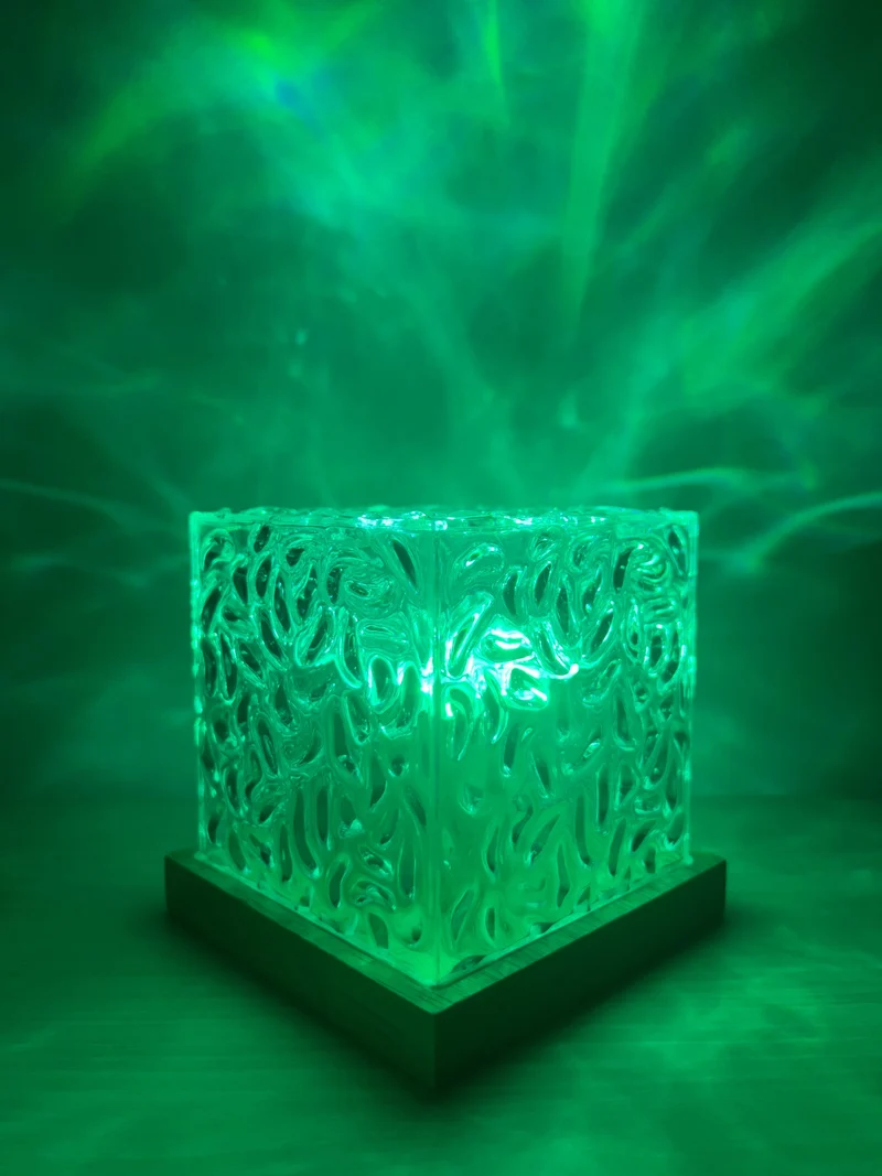 OceanoLux | LED Nachtlicht mit Wasserwellen-Effekt