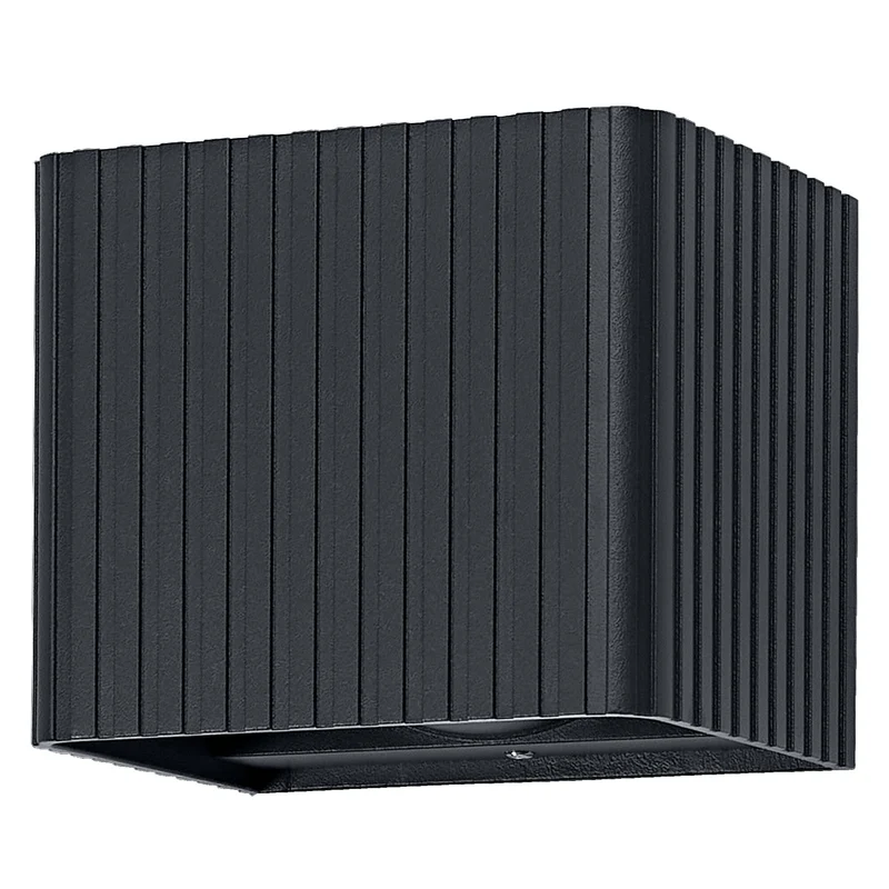 OSRAM Außenwandleuchte, Dunkelgrau, 15 W, 330 lm, 3000 K, 210° Abstrahlwinkel, 50. 000 h Lebensdauer, IP65