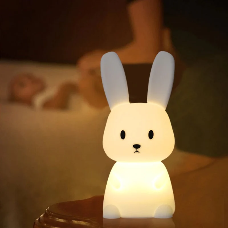 Baby Hasen Nachtlicht Touch wiederaufladbar