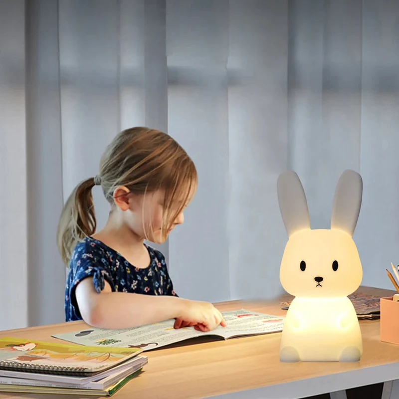 Baby Hasen Nachtlicht Touch wiederaufladbar