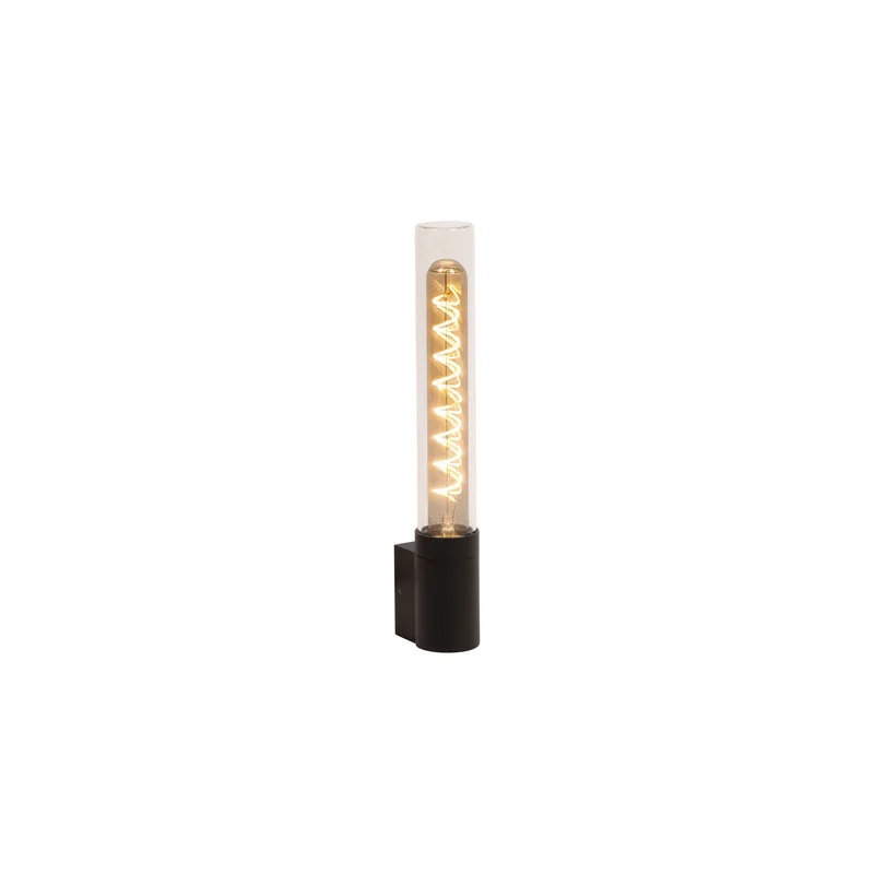Außenwandleuchte Pilar IP54 mit Glasschirm