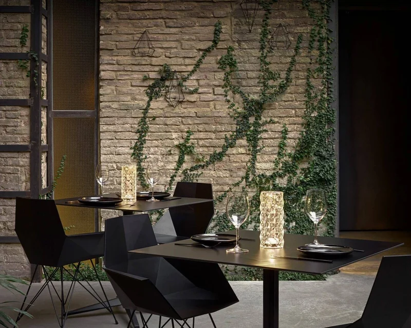 Kristalux | Kabellose Diamant-Tischleuchte mit Touch-Dimmer