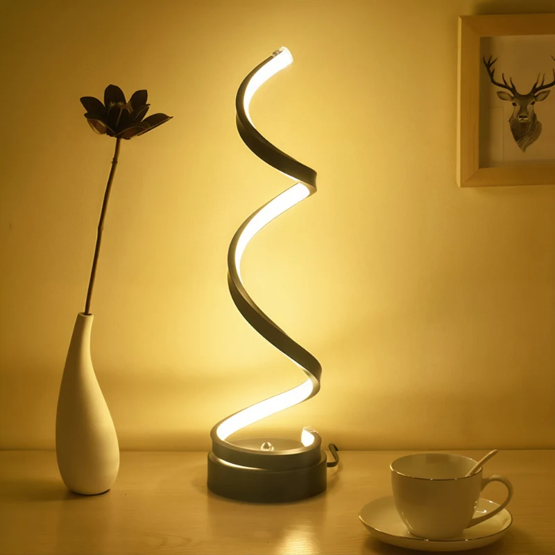 SwirlLume | Atmosphärische LED-Tischleuchte