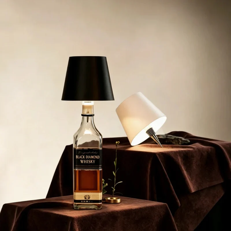 GlowBottle | Kabellose Flaschenlampe mit Touch-Dimmer
