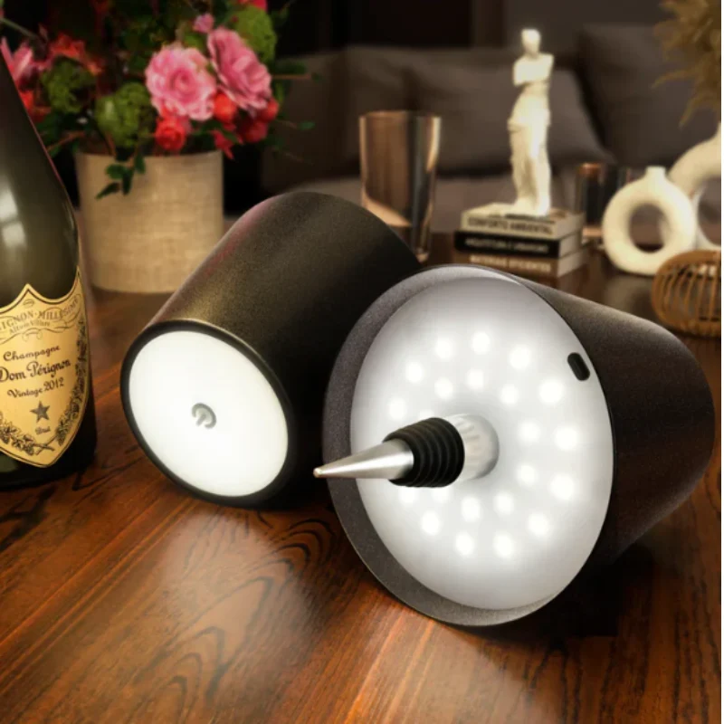 GlowBottle | Kabellose Flaschenlampe mit Touch-Dimmer