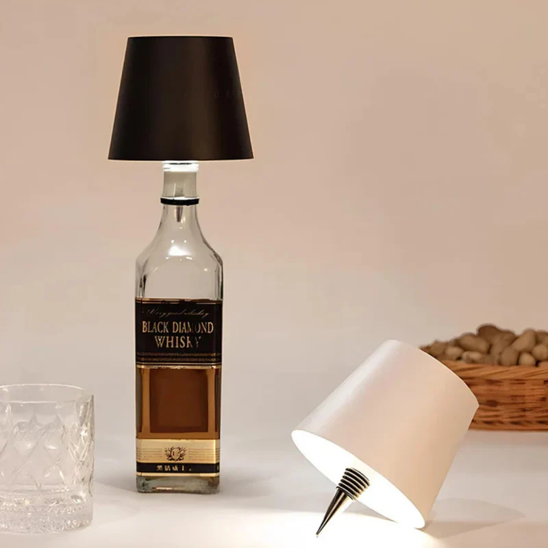 GlowBottle | Kabellose Flaschenlampe mit Touch-Dimmer