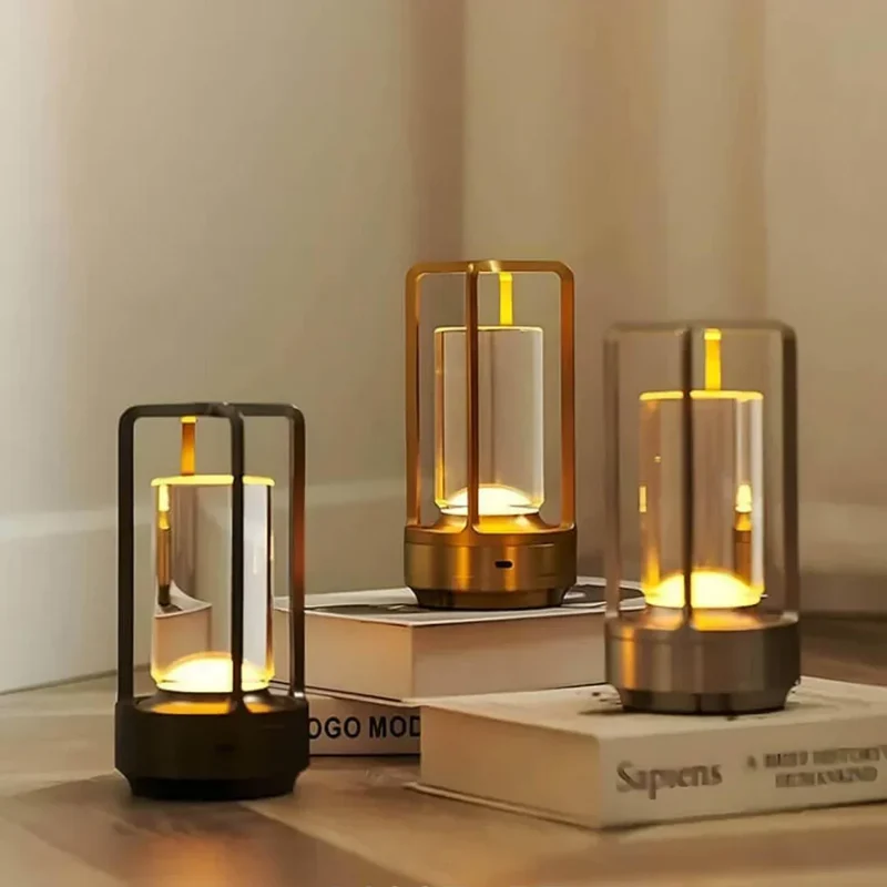 NordiCielo | Dimmbare Kristallglas-Tischlampe