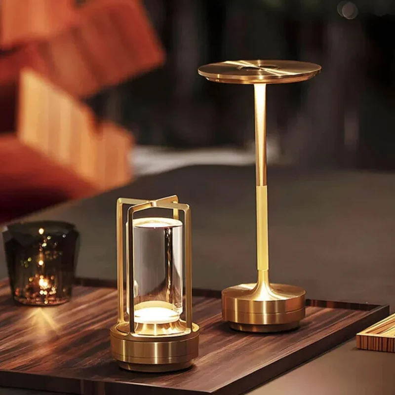 NordiCielo | Dimmbare Kristallglas-Tischlampe