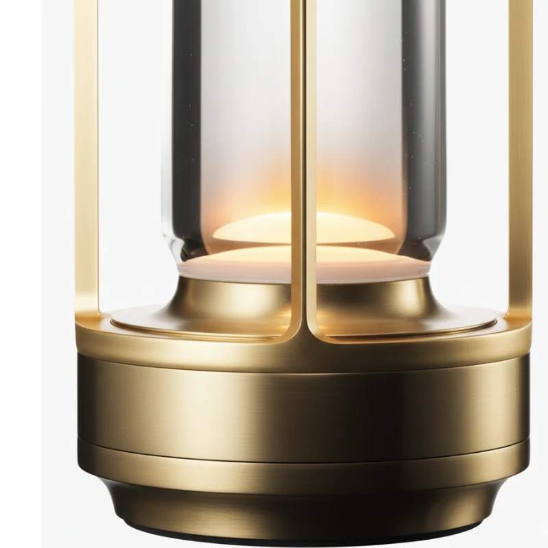 NordiCielo | Dimmbare Kristallglas-Tischlampe