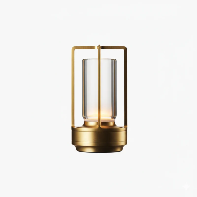 NordiCielo | Dimmbare Kristallglas-Tischlampe