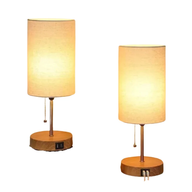 LinoDuo | Tischlampen-Set mit USB-Anschluss