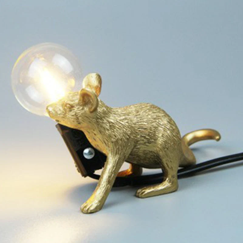 MouseGlow | Art-Deco-Nachtlicht mit Mausfuß