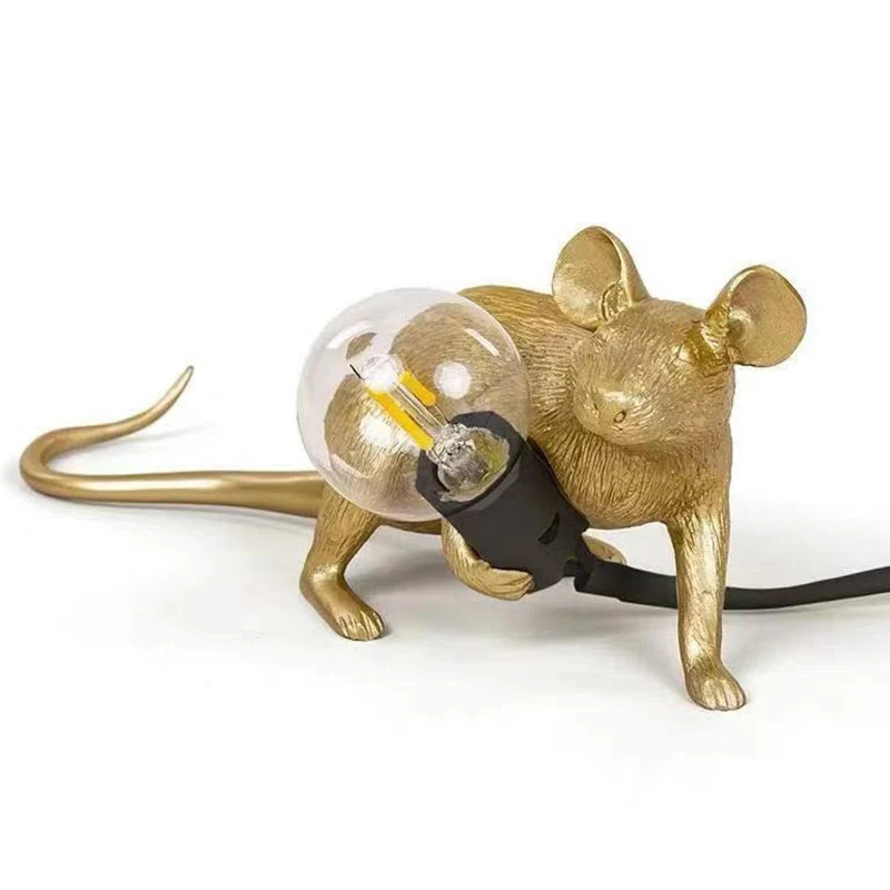 MouseGlow | Art-Deco-Nachtlicht mit Mausfuß