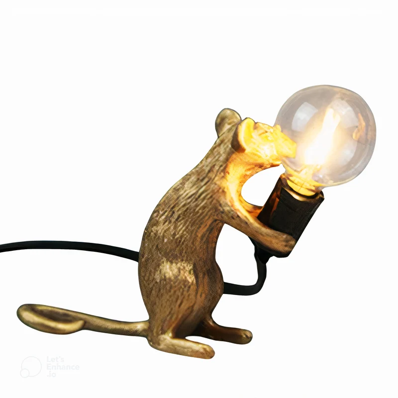 MouseGlow | Art-Deco-Nachtlicht mit Mausfuß