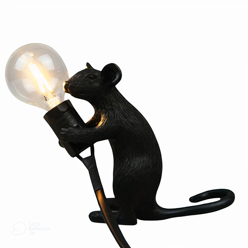 MouseGlow | Art-Deco-Nachtlicht mit Mausfuß