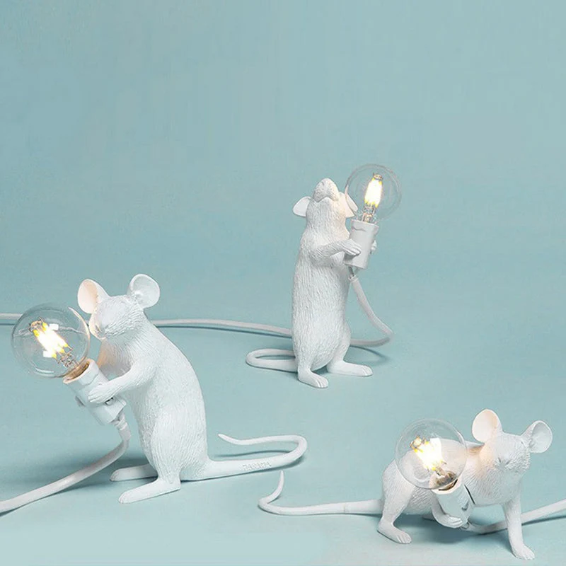 MouseGlow | Art-Deco-Nachtlicht mit Mausfuß