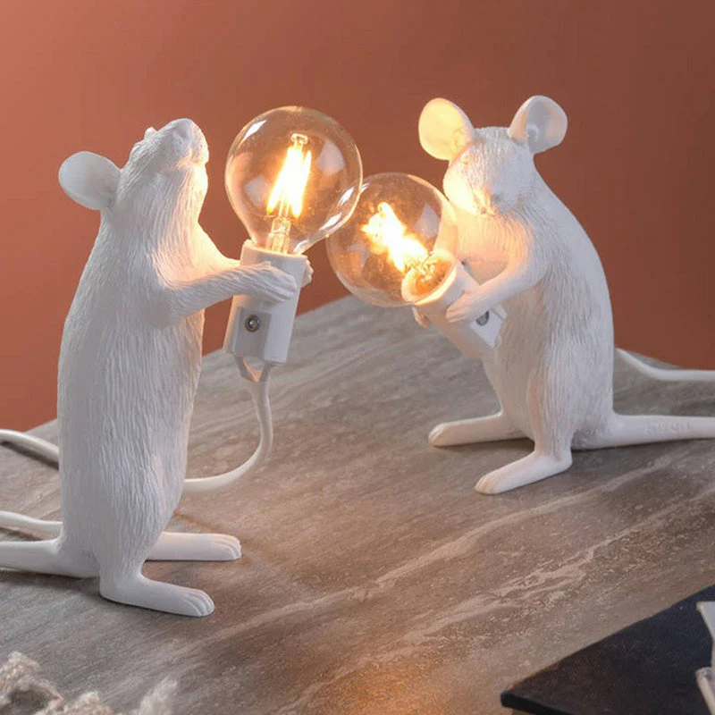 MouseGlow | Art-Deco-Nachtlicht mit Mausfuß