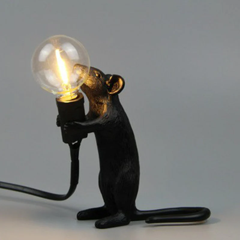 MouseGlow | Art-Deco-Nachtlicht mit Mausfuß